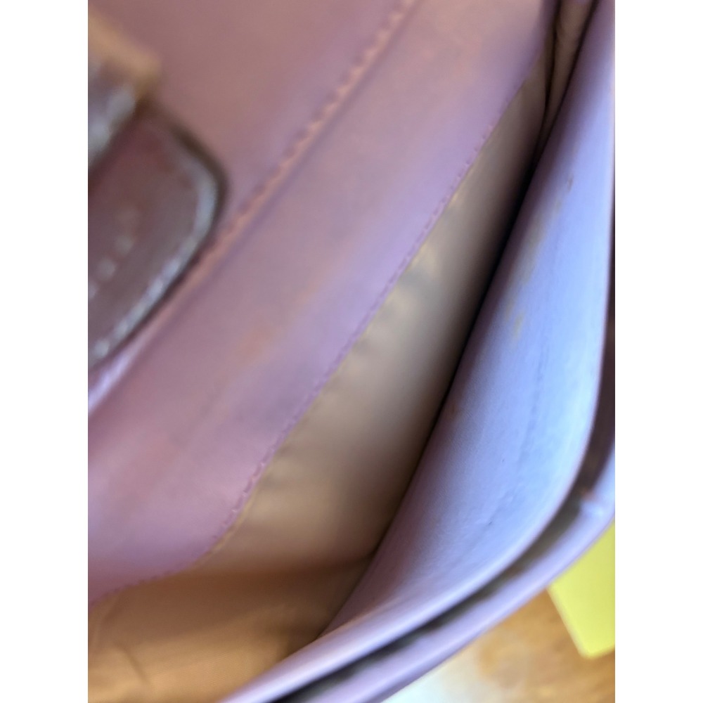 Coach Signature Jacquard Buckle Flap Wallet Clutch With Metallic Trim - Picture 9 of 9
